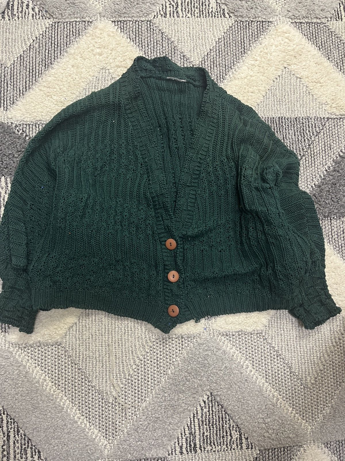 Vintage VINTAGE CARDIGAN KNITTED Size M / US 6-8 / IT 42-44 - 1 Thumbnail