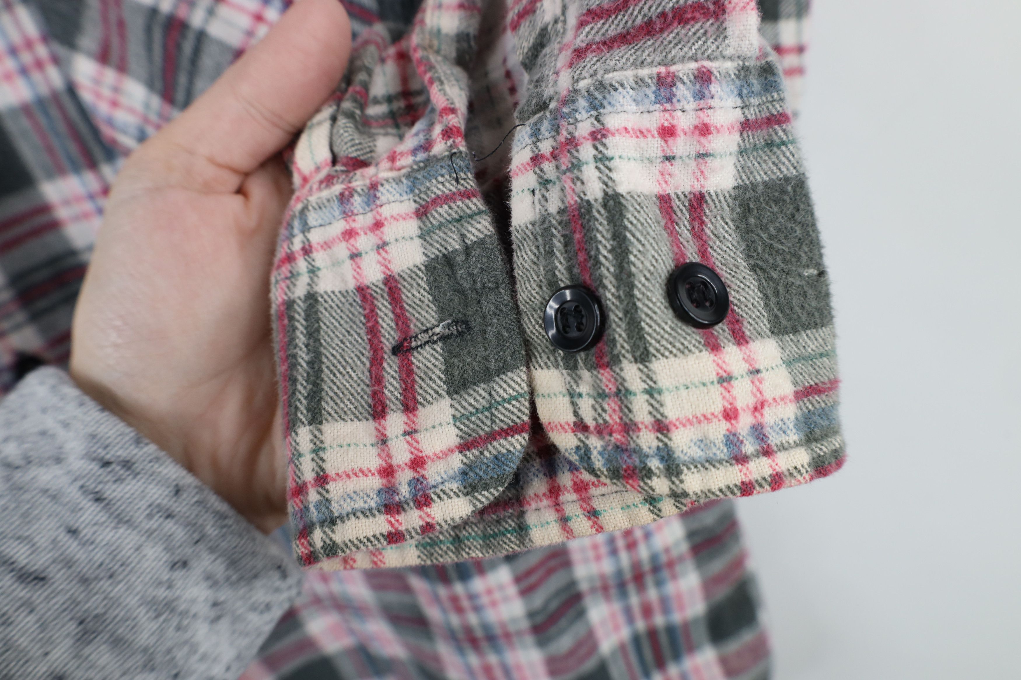 Vintage Vintage 90s Streetwear Flannel Collared Button Shirt Size US M / EU 48-50 / 2 - 6 Thumbnail
