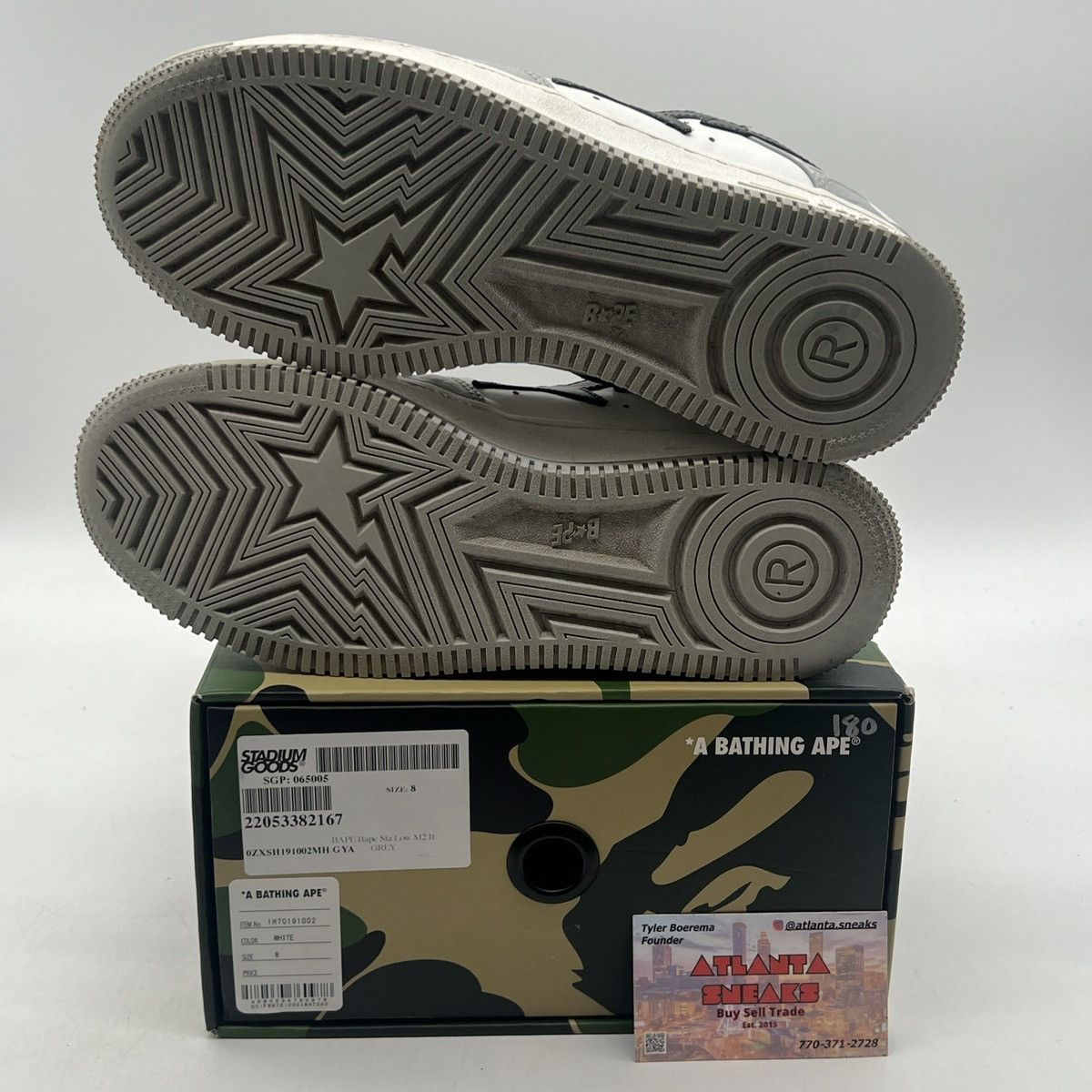 Bape BAPESTA LOW M2 Size US 8 / EU 41 - 7 Thumbnail