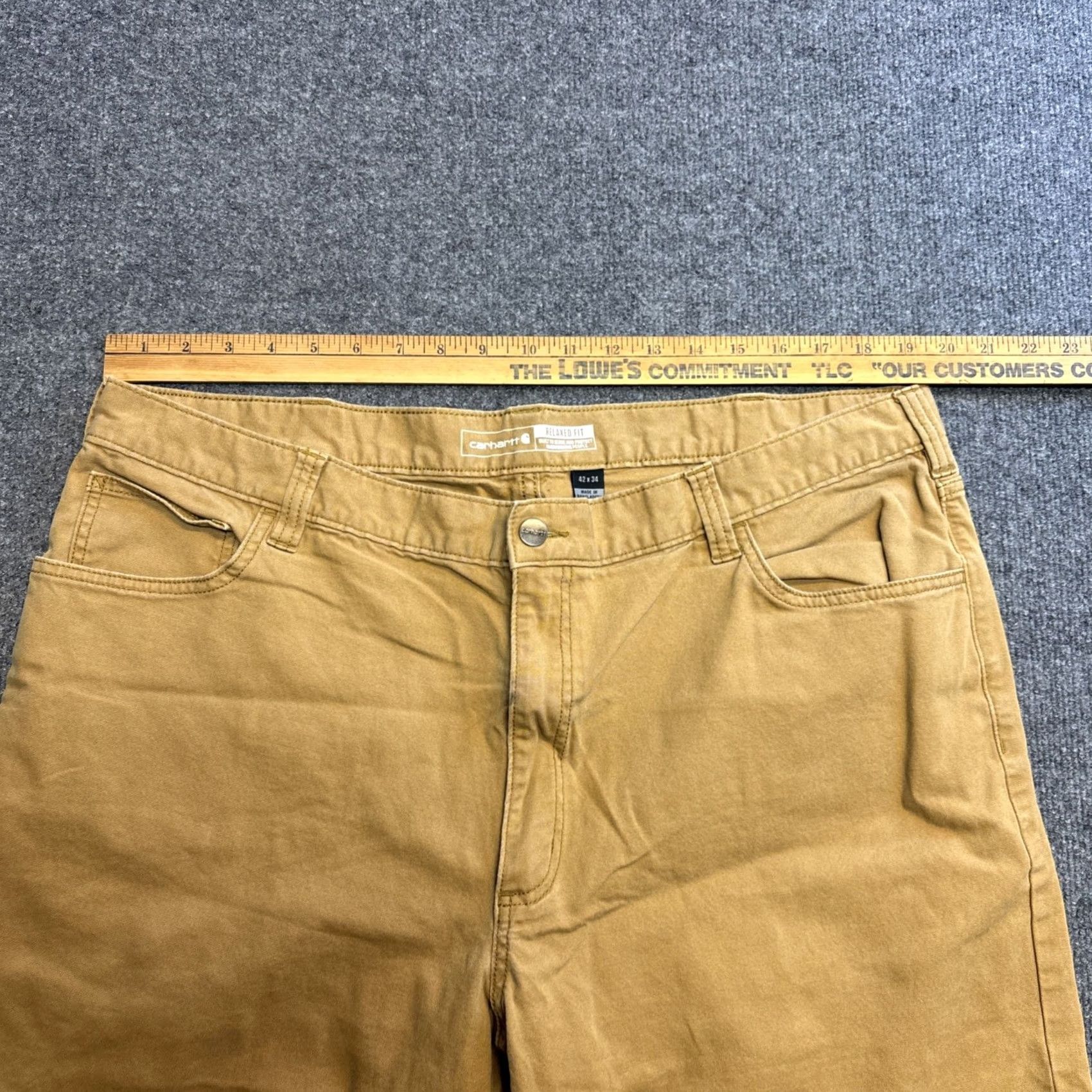 Carhartt Carhartt Pants Mens 42x34 Rugged Flex Relaxed Fit Canvas Work 5-Pocket BN2517-M Size US 42 / EU 58 - 6 Thumbnail