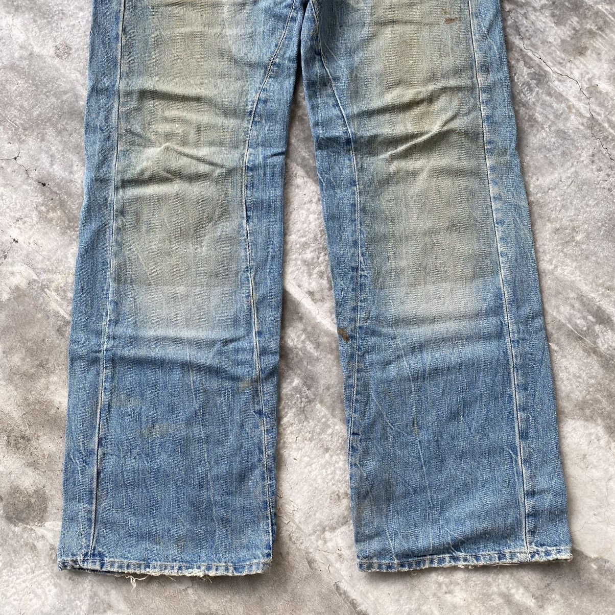 If Six Was Nine Gstar Raw Baggy Wide Distressed Denim w36 Size US 33 - 3 Thumbnail