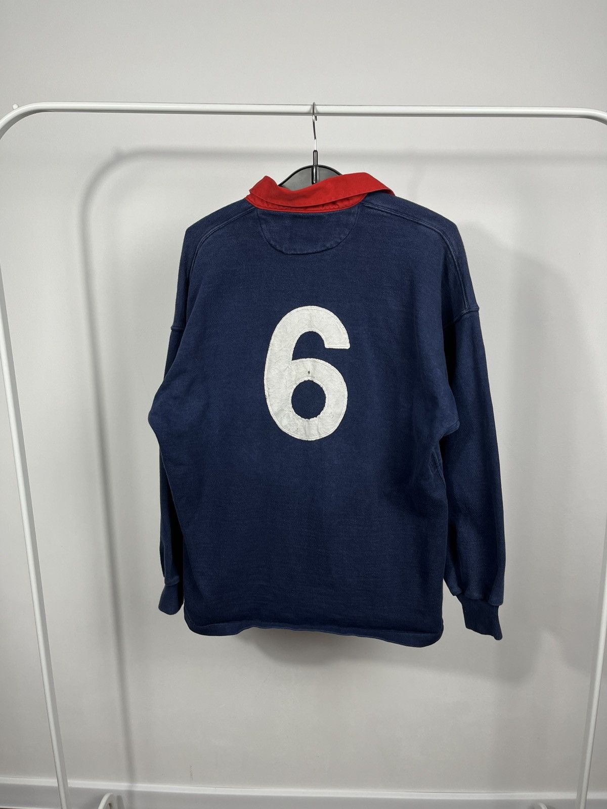 Other Vintage KooGa England South Students Rugby Shirt #6 Cotton Size US L / EU 52-54 / 3 - 11 Thumbnail