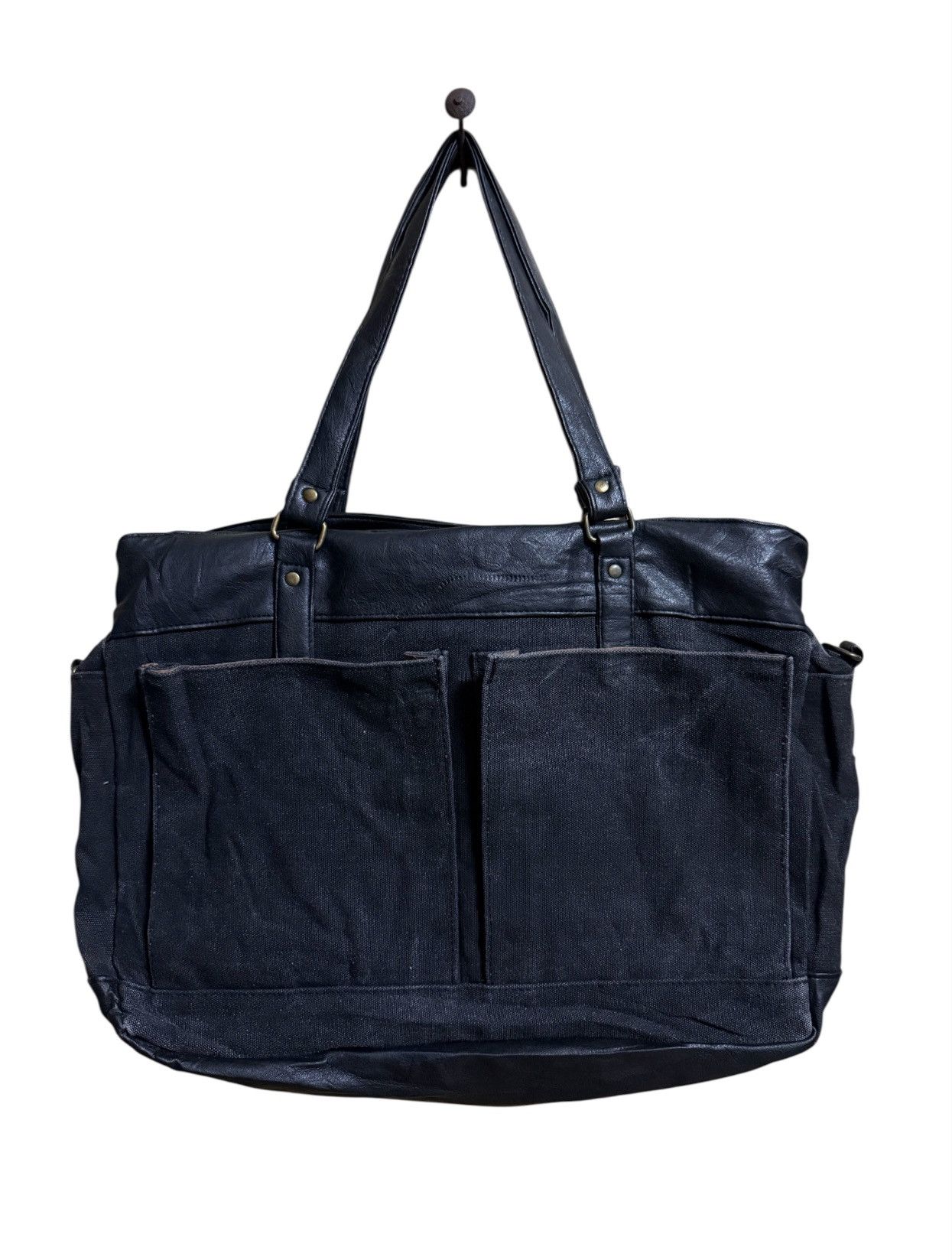 Japanese Brand Vintage Handle Bag HVC CANVAS JAPAN Size ONE SIZE - 1 Thumbnail