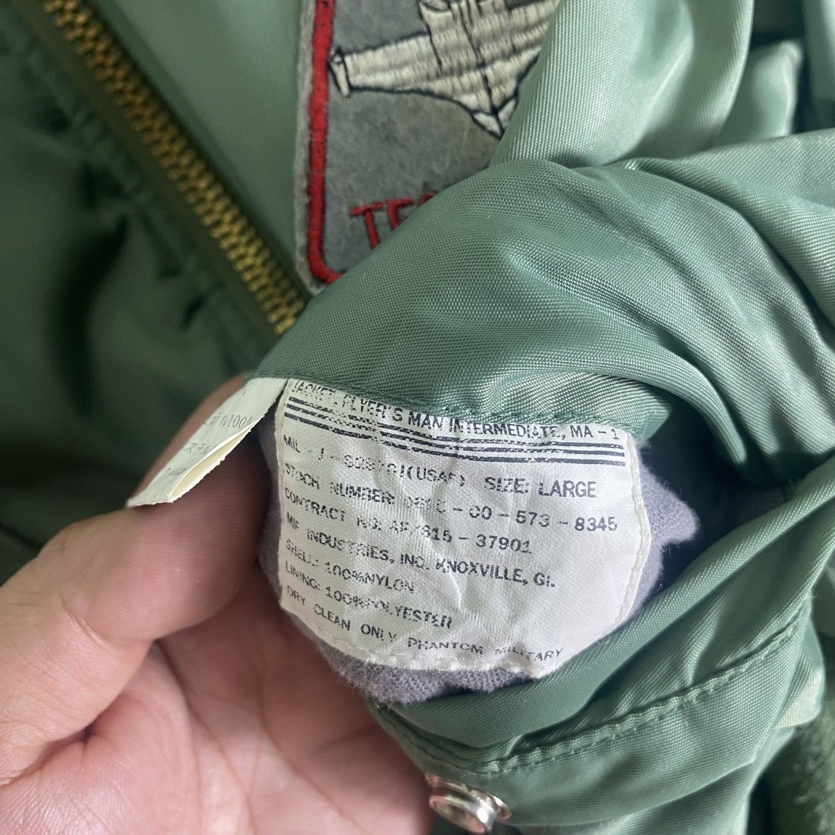 Japanese Brand Vintage 90s Flyers Mens Intermediate MA-1 Reversible Bomber Size US L / EU 52-54 / 3 - 9 Thumbnail