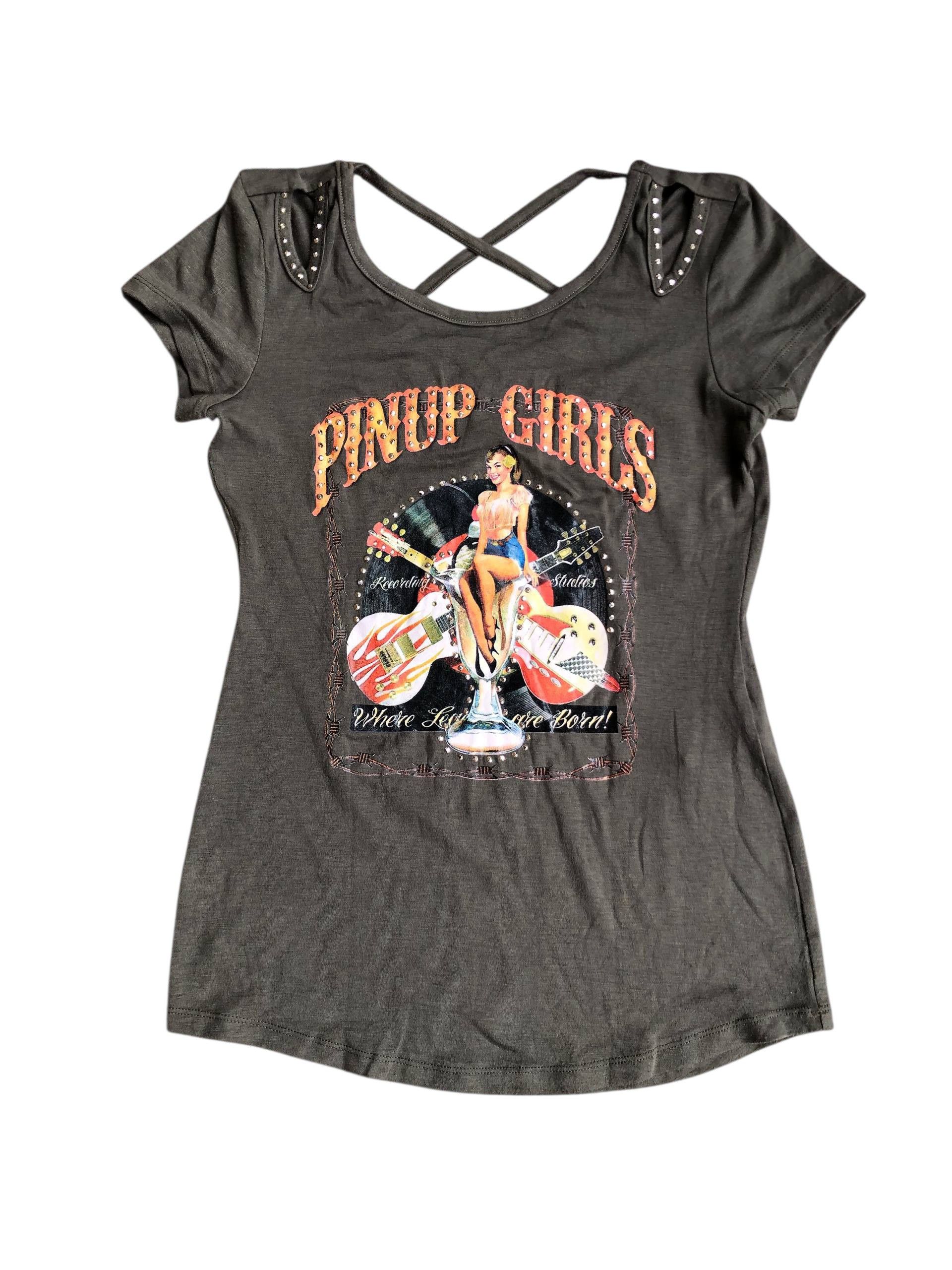 If Six Was Nine Criss Cross Back Ggpx Vkei Y2k Studded Size US S / EU 44-46 / 1 - 1 Thumbnail