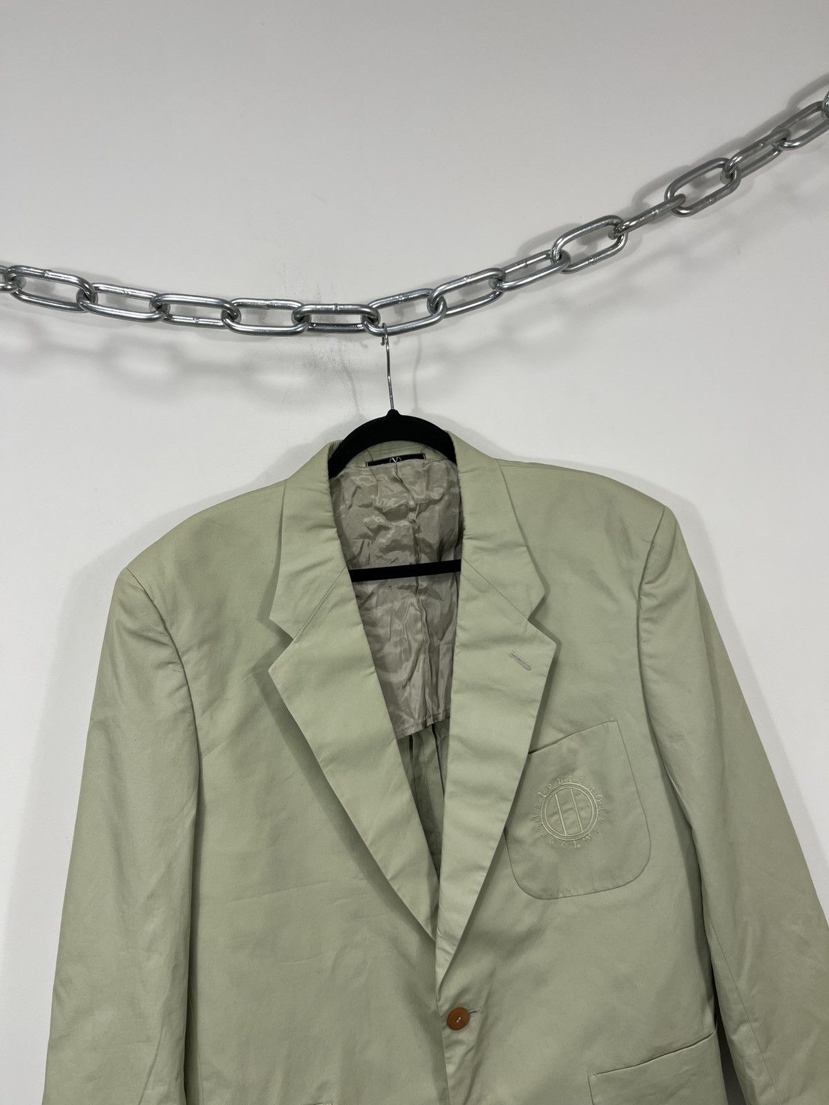 Valentino Vintage Valentino Pocket Logo Rare Luxury Blazer Jacket Size 44R - 5 Thumbnail