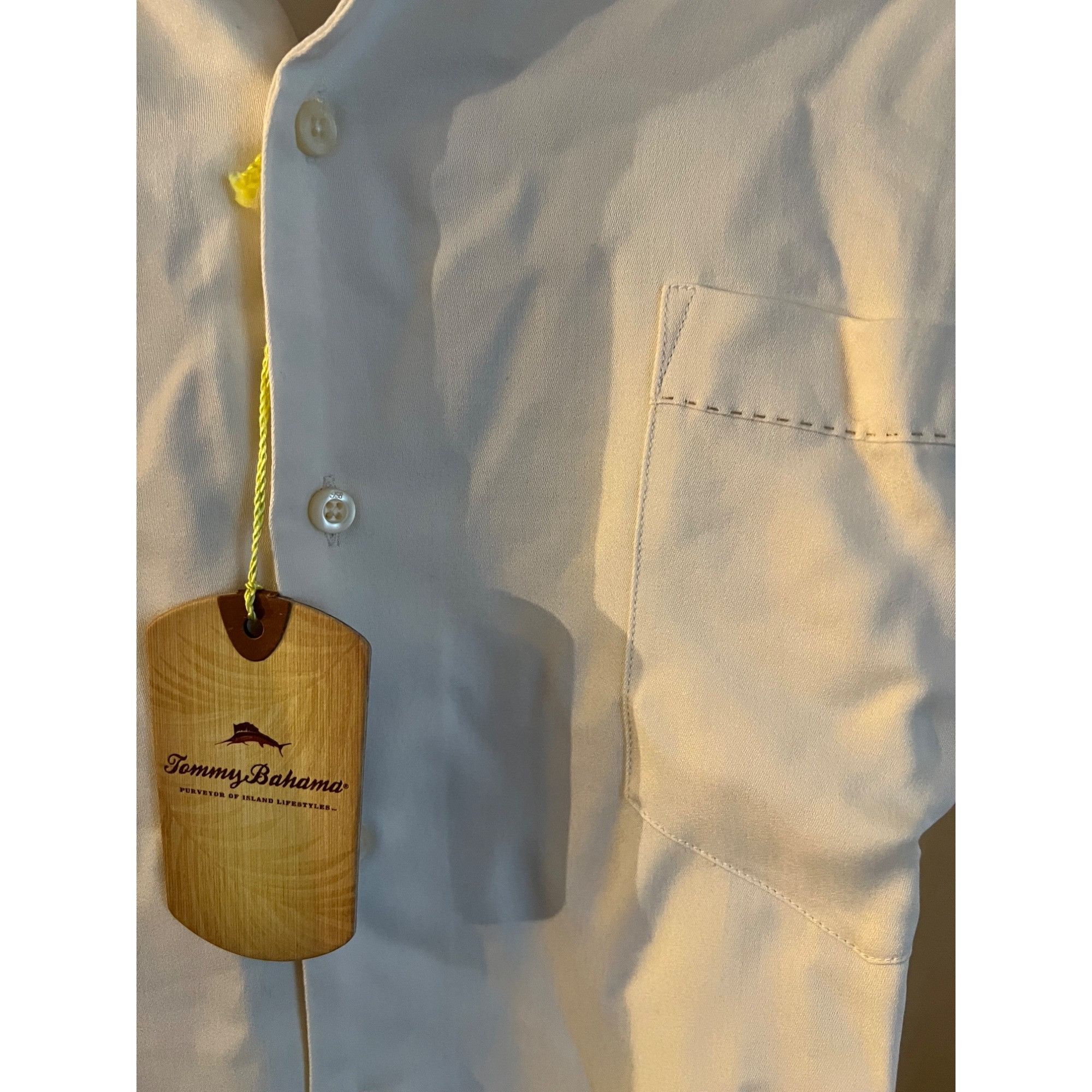 Tommy Bahama Tommy Bahama Silk and Wool Long Sleeve Button Up Shirt NWT - Size US XXL / EU 58 / 5 - 2 Thumbnail