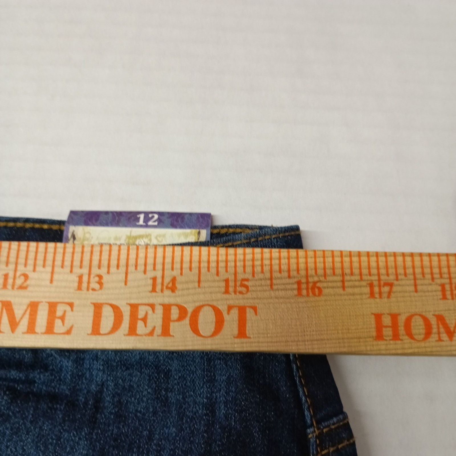 Other Lexi Jeans Skirt Women's 12 Distressed Denim Pencil Straight Size 34" / US 12 / IT 48 - 4 Thumbnail