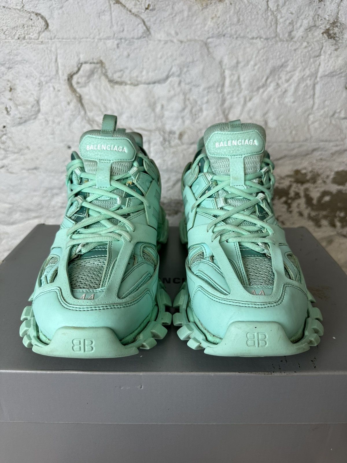Balenciaga Balenciaga Track Runner Tiffany Sneaker Size 44 Size US 11 / EU 44 - 3 Thumbnail