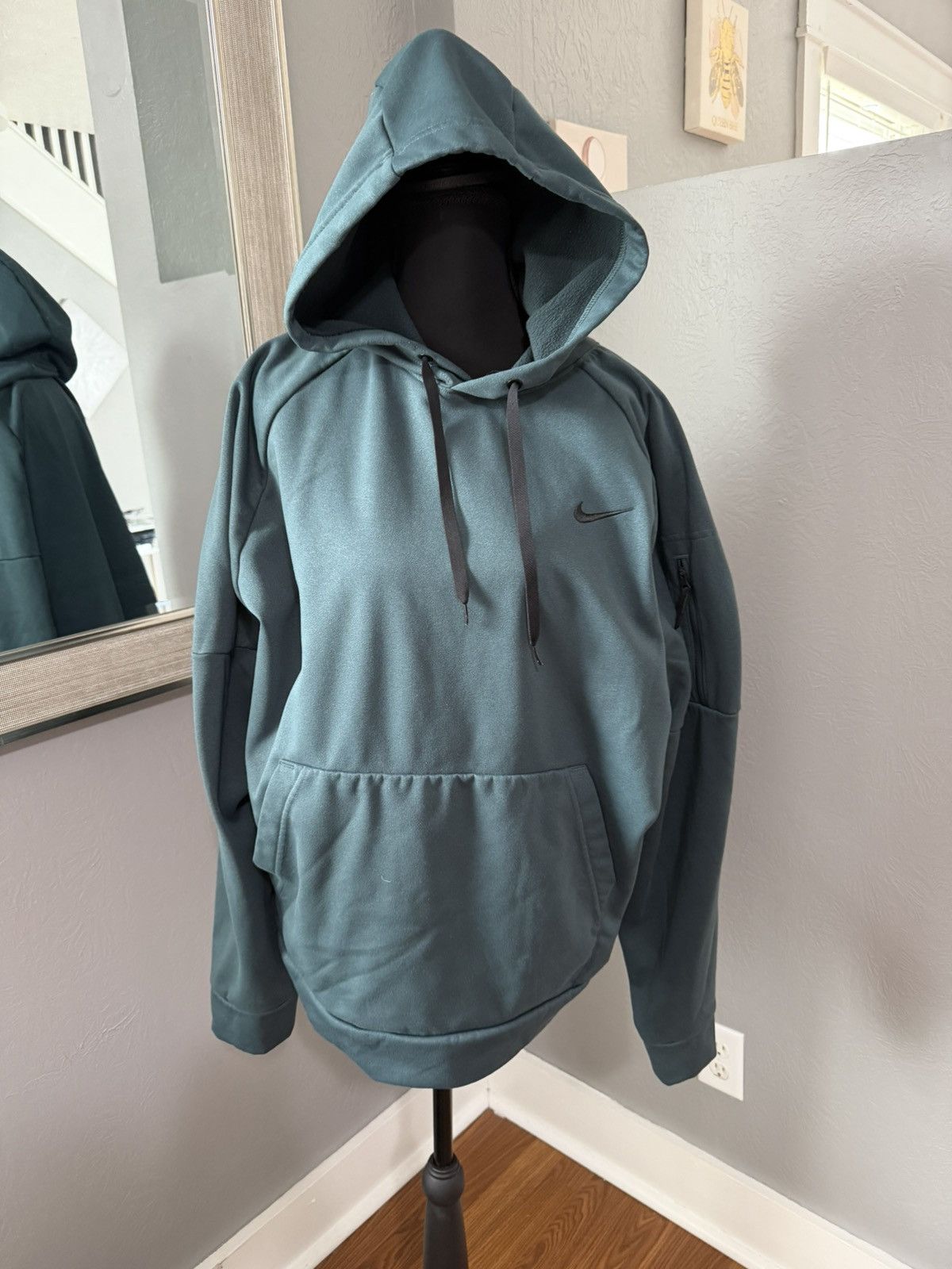 Nike Nike Therma-FIT Hooded Fitness Sweatshirt Green Size XL Size US XL / EU 56 / 4 - 2 Thumbnail