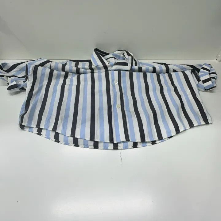 AMI AMIPARIS Striped Short Sleeve Shirt -2507 Size US M / EU 48-50 / 2 - 6 Thumbnail