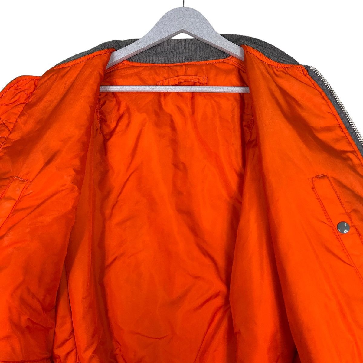 Alpha Industries 🔥 RIOT VINTAGE ALPHA REVERSIBLE BOMBER JACKET MADE IN USA Size US L / EU 52-54 / 3 - 12 Thumbnail