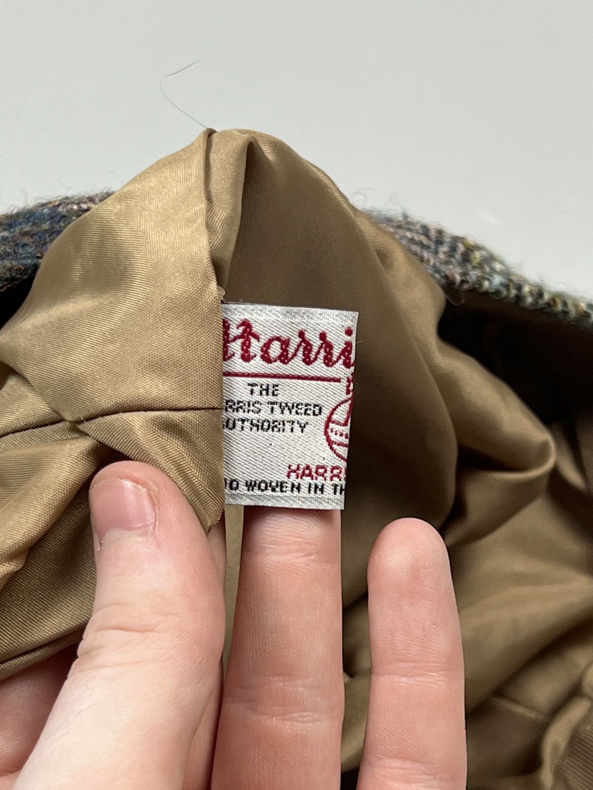 Harris Tweed Harris Tweed Patchwork Tweed Flat Cap (Y0373) Size ONE SIZE - 5 Thumbnail