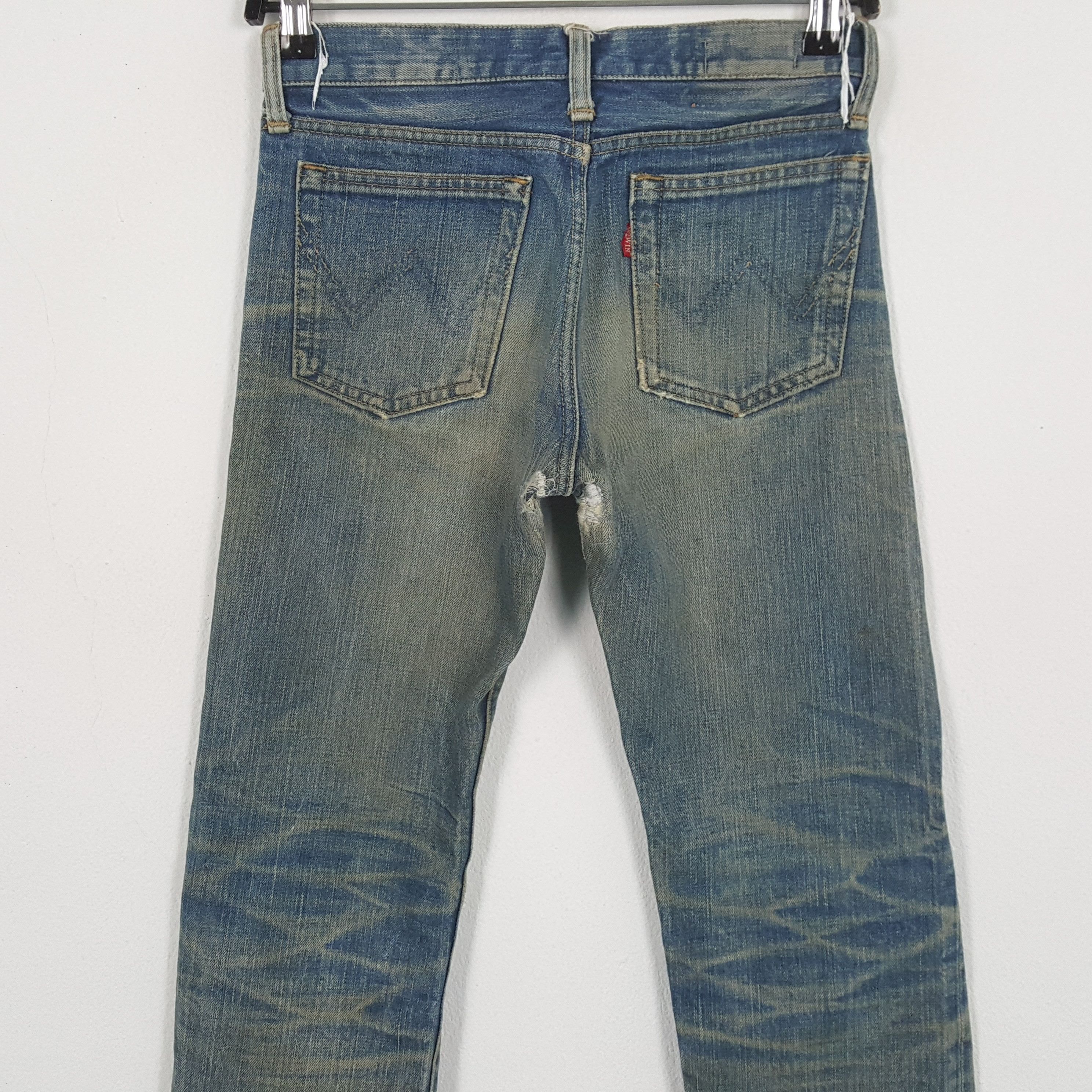 Edwin × Vintage EDWIN Distressed Jeans Streetwear Rock Punk Style Size US 26 / EU 42 - 5 Thumbnail