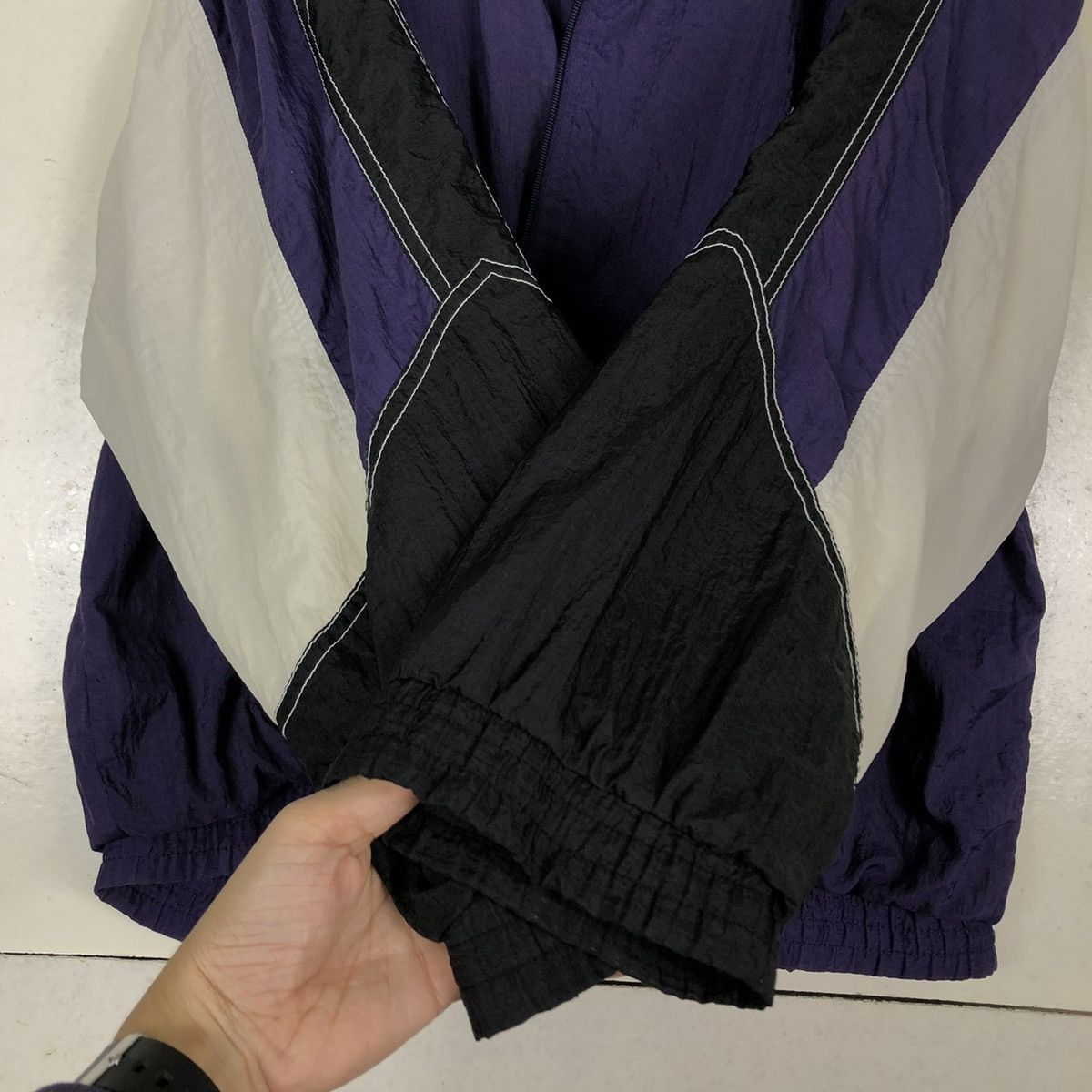 Nike 🔥VINTAGE NIKE COLOUR BLOCK LIGHT JACKET RUNNING Size US L / EU 52-54 / 3 - 15 Thumbnail