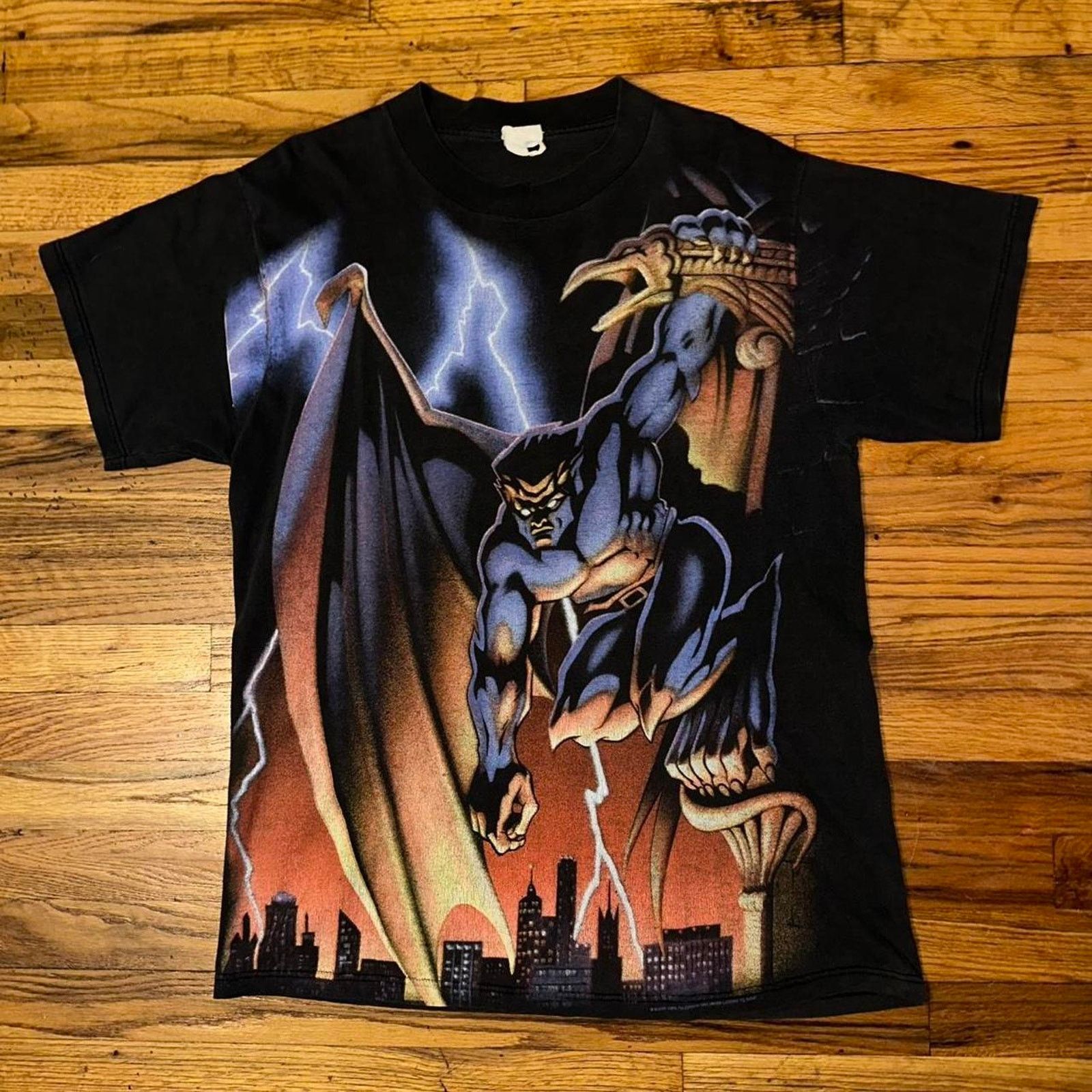Giant × Vintage RARE 1994 Gargoyles AOP Tee Beuna Vista License To Giant XL Size US XL / EU 56 / 4 - 1 Thumbnail
