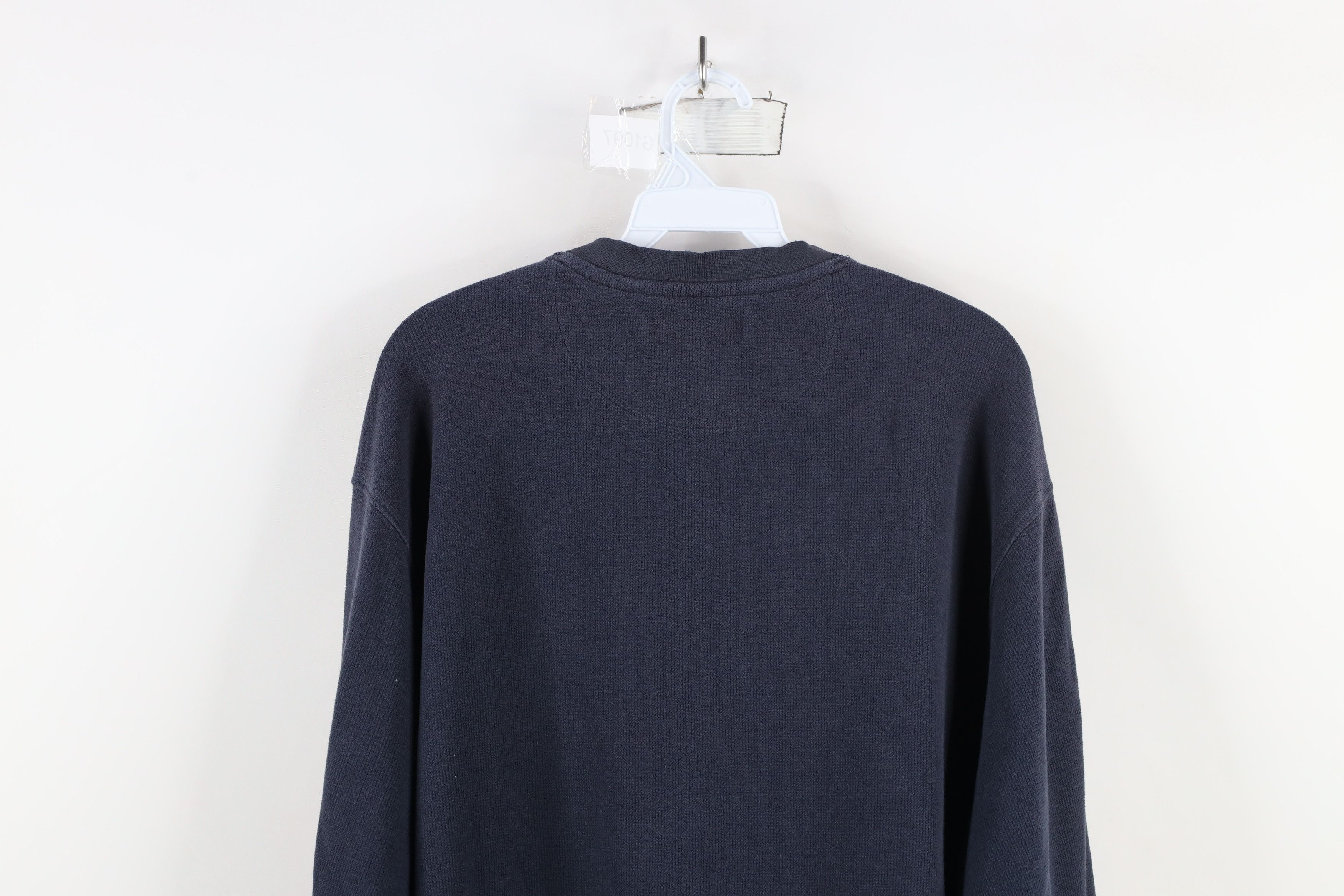 Vintage Vintage 90s Streetwear Thermal Waffle Knit Henley T-Shirt Size US XXL / EU 58 / 5 - 12 Thumbnail