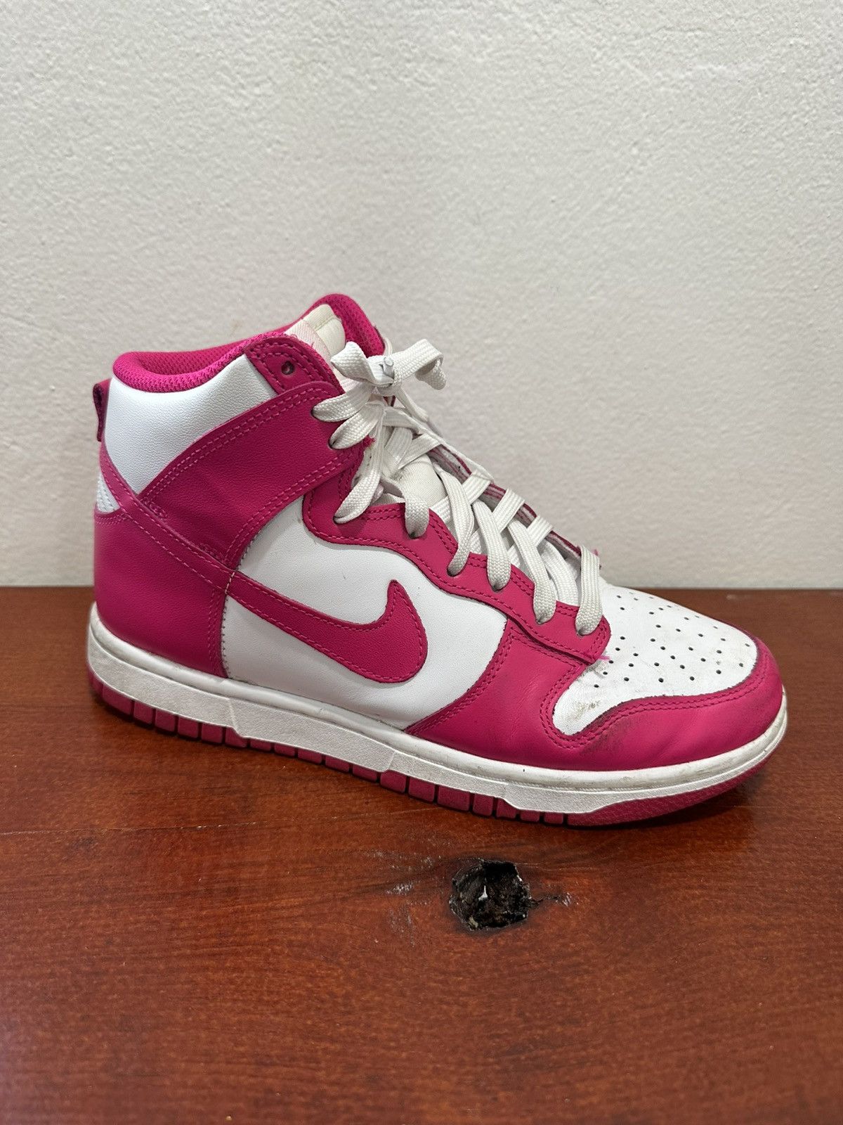 Nike Nike Dunk High PINK Size US 7 / IT 37 - 3 Thumbnail