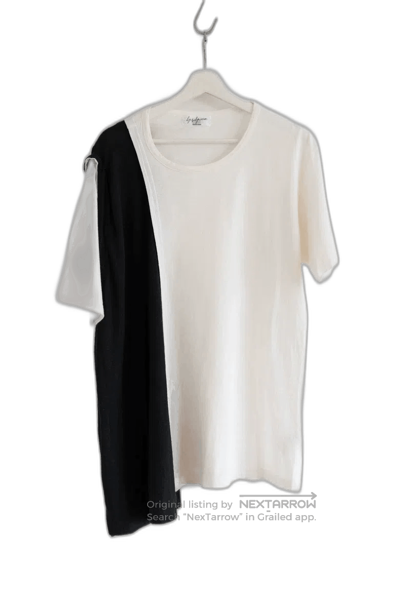 Yohji Yamamoto Yohji Yamamoto 15ss Black White Short Sleeve T-shirt Size US M / EU 48-50 / 2 - 1 Thumbnail