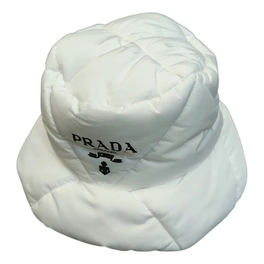 Prada o1la1rc1a0925 Size: OS / Bucket Hat / Cap in White Size ONE SIZE - 1 Thumbnail