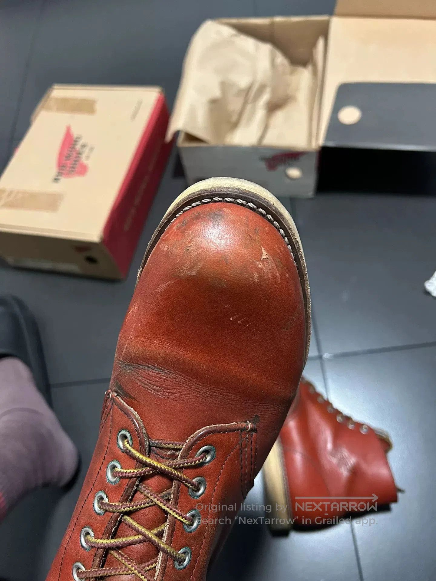 Red Wing Red Wing 8166 Leather Boots. Size US 8 / EU 41 - 6 Thumbnail