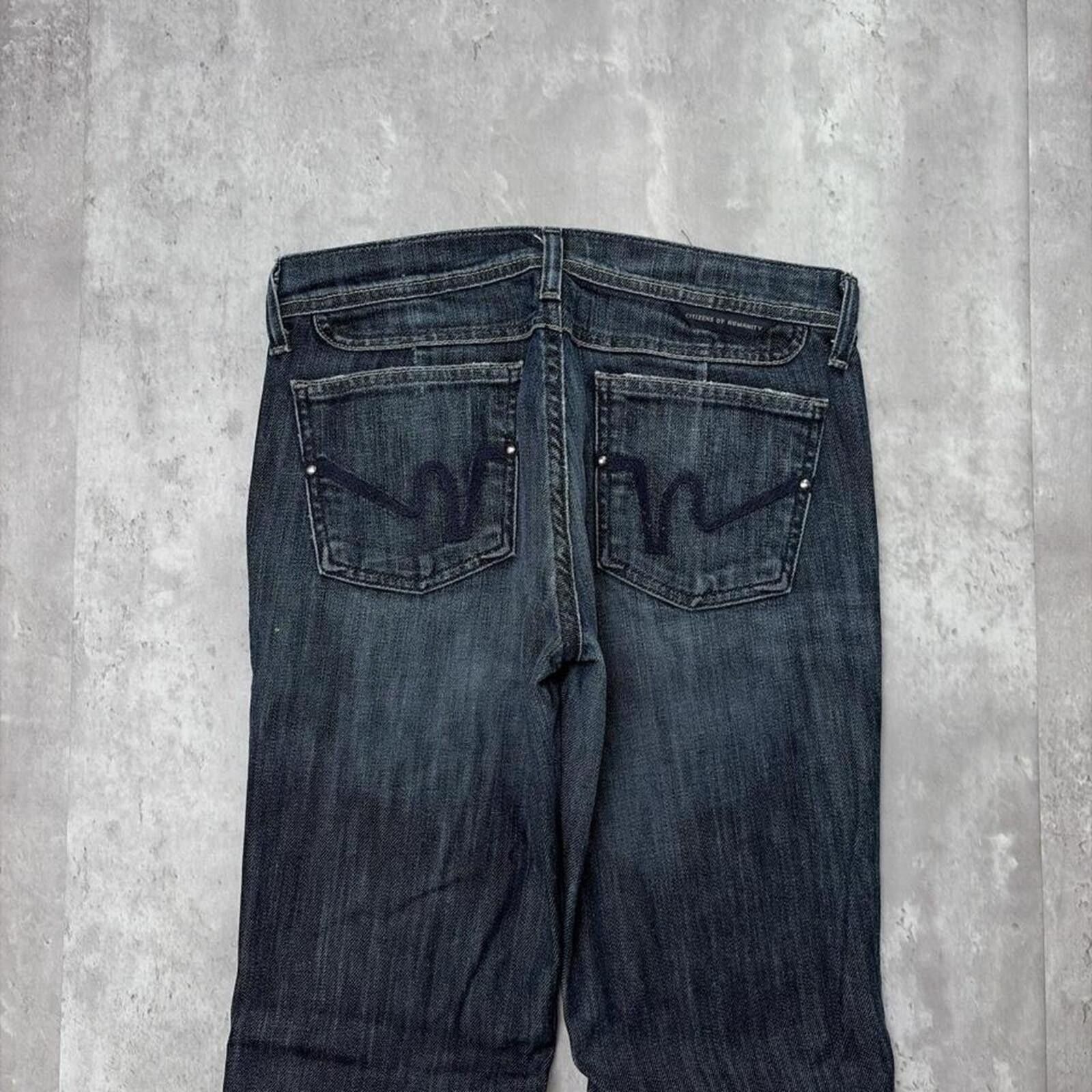 Citizens Of Humanity Y2K Citizens Of Humanity Grunge Gothic Bootcut Denim Jeans Size 27" / US 4 / IT 40 - 2 Thumbnail