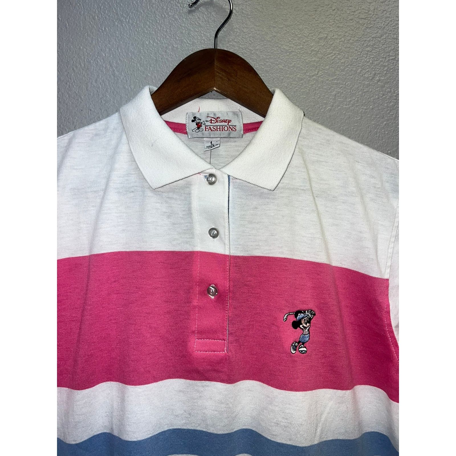 Disney Vintage Disney Fashions Golf Polo Shirt Mickey Mouse 80s VTG Size US M / EU 48-50 / 2 - 2 Thumbnail