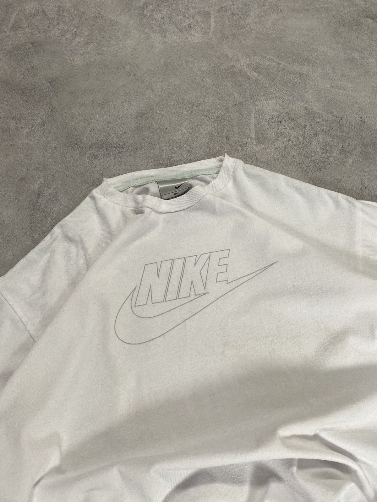 Nike 🐑 Vintage 90s T Shirt NIKE Big Logo Oversized Size US XL / EU 56 / 4 - 2 Thumbnail
