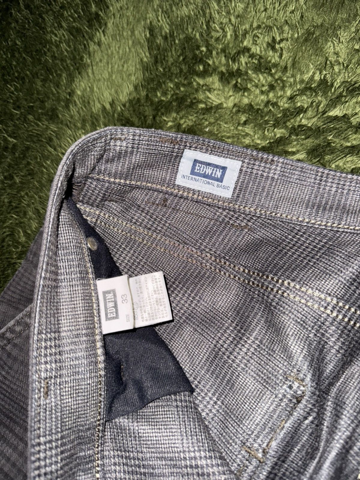 Edwin [33] EDWIN Made in Japan Check Warm Pants Size US 33 - 4 Thumbnail