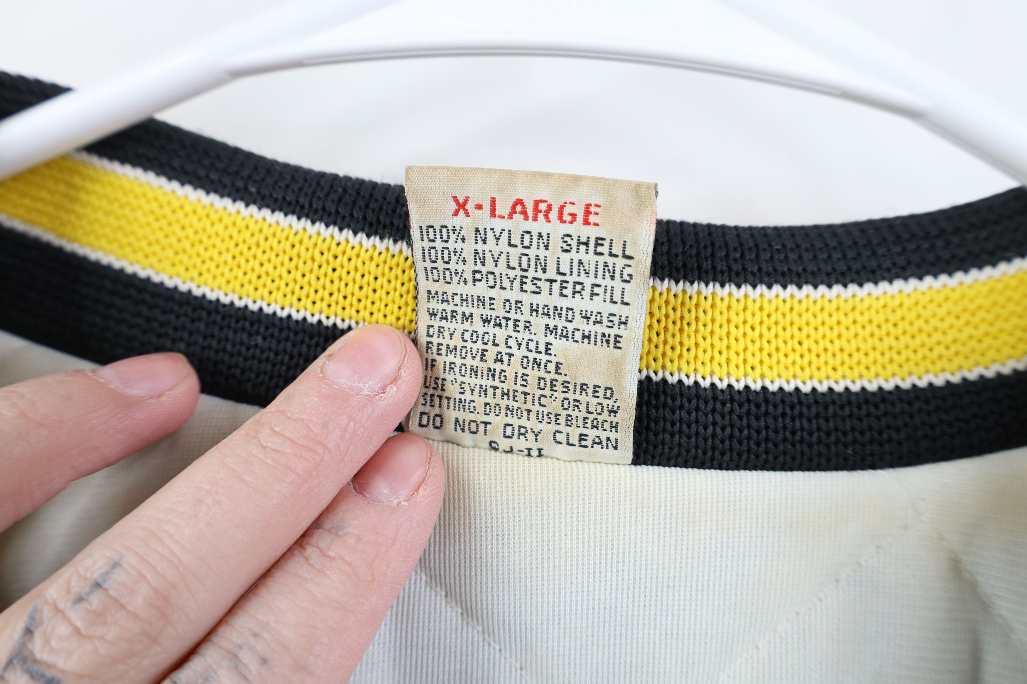 Vintage Vintage 70s Nuclear Power Station Security Satin Jacket USA Size US XL / EU 56 / 4 - 10 Thumbnail