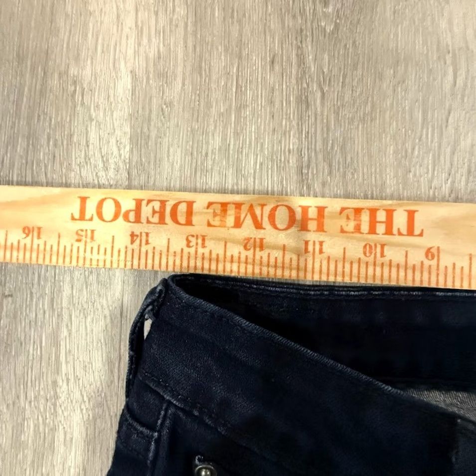 Levi's Levi’s Slim Leg Jeans Womens 26 Blue Dark Wash Stretch Mid Rise 5-Pocket Denim Regular Inseam 28 Size 26" / US 2 / IT 38 - 4 Thumbnail