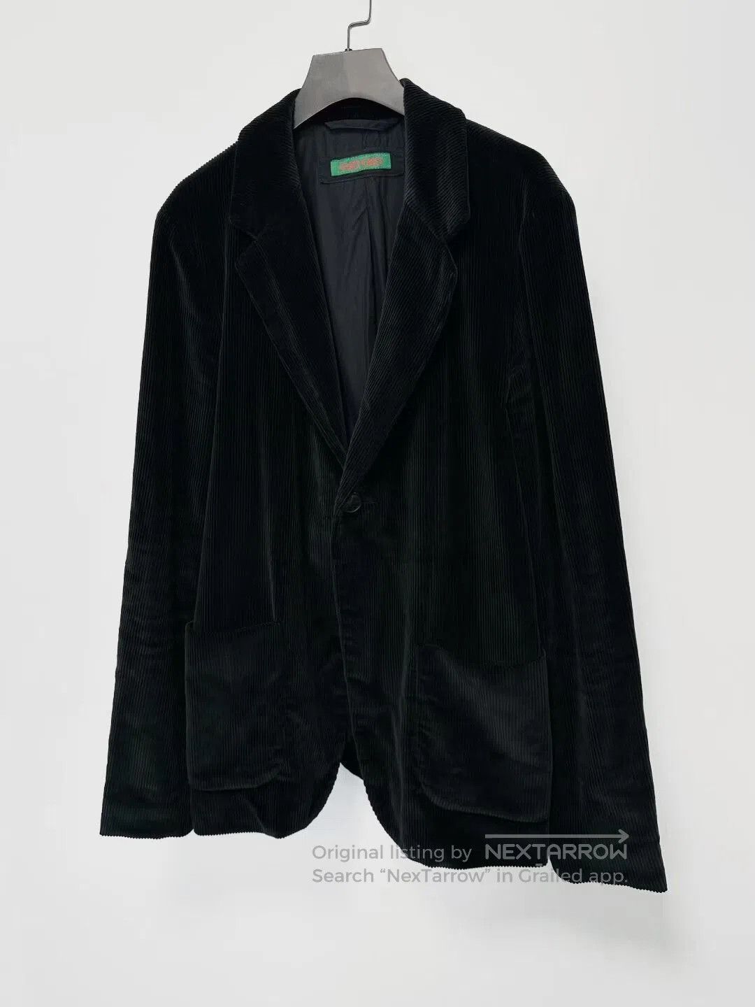 Casey Casey Casey Casey Black Corduroy Blazer. Size US S / EU 44-46 / 1 - 3 Thumbnail