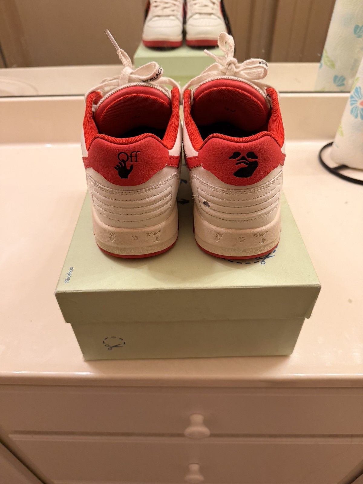 Off-White OFF-WHITE OUT OF OFFICE WHITE RED Size US 8 / EU 41 - 2 Thumbnail