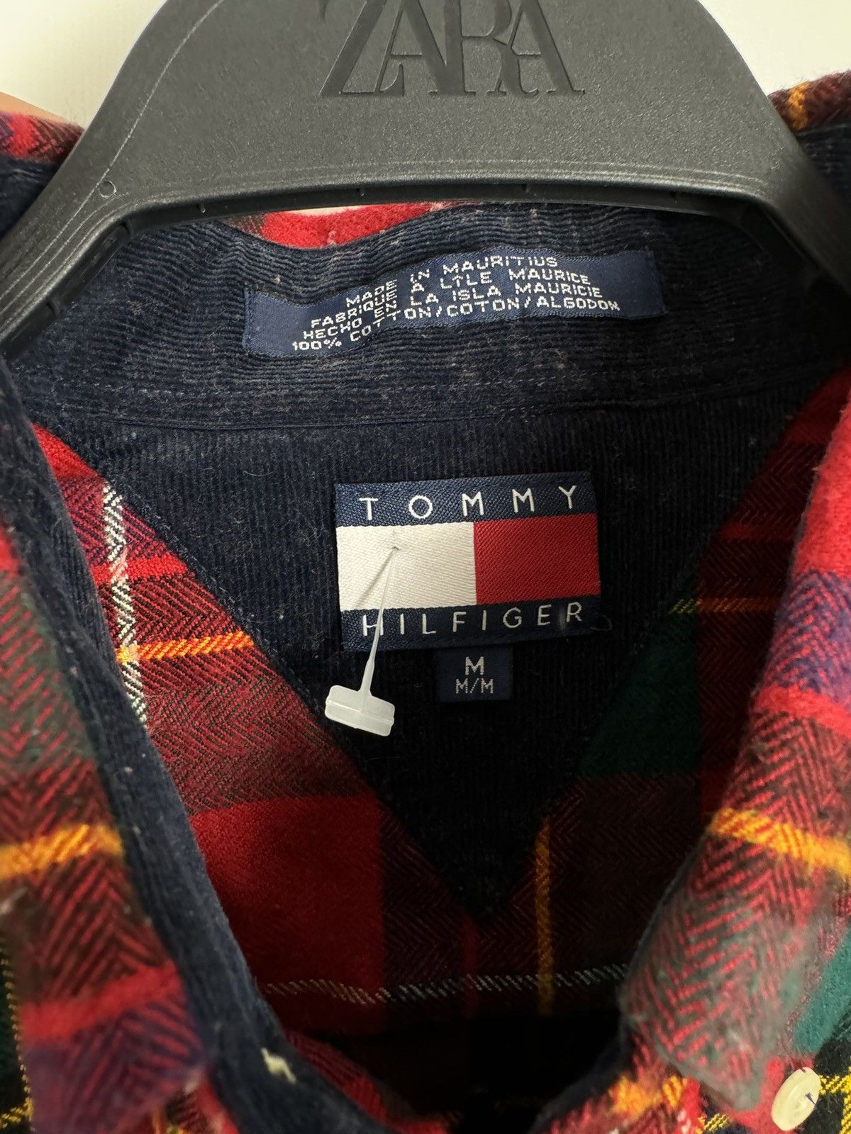 Flannel × Tommy Hilfiger × Vintage Vintage Y2K Tommy Hilfiger Flannel Check Button Up Shirt Size US M / EU 48-50 / 2 - 5 Thumbnail