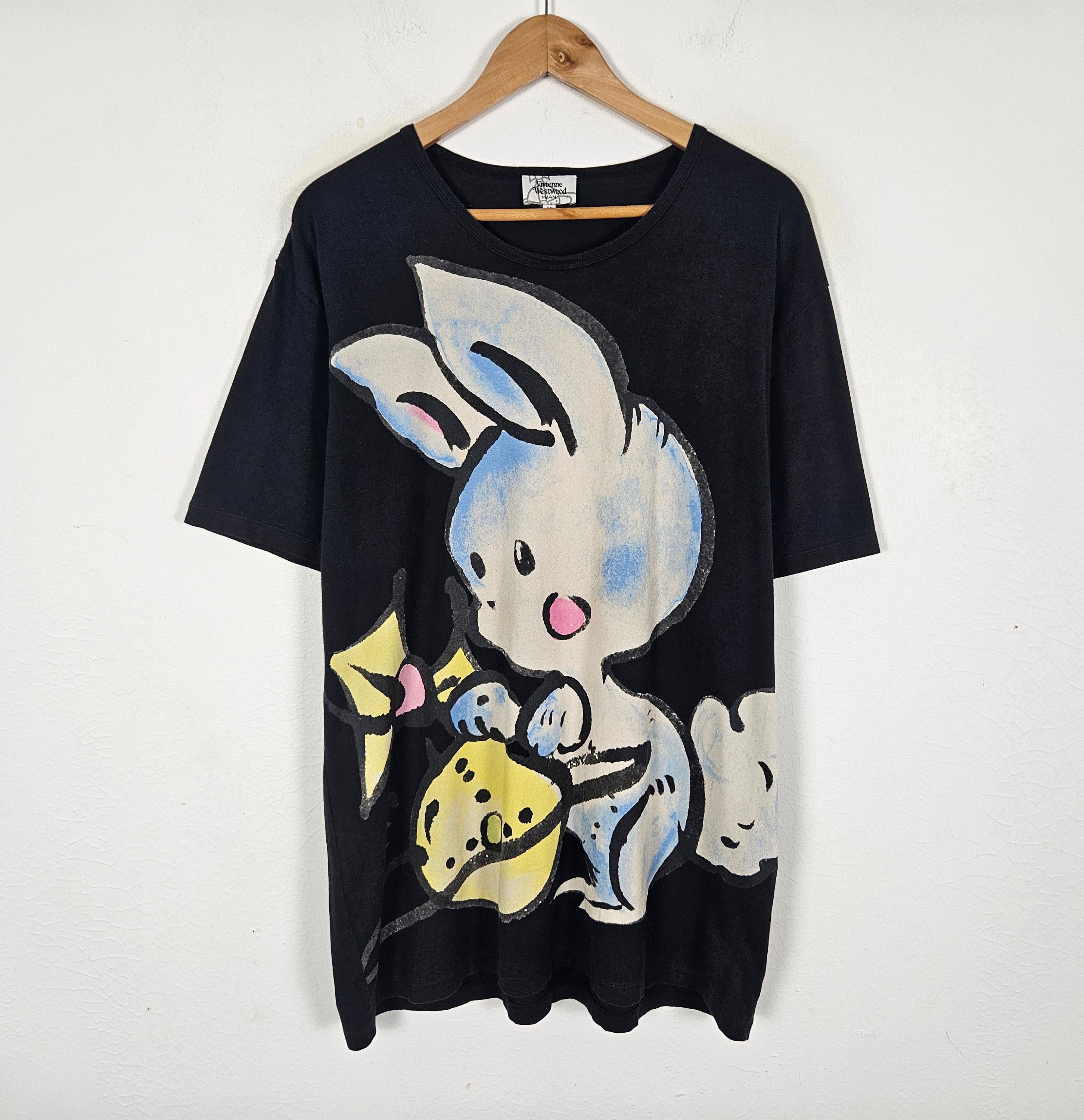 Vivienne Westwood Vivienne Westwood Rabbit Bunny Orb tee Size US M / EU 48-50 / 2 - 2 Thumbnail