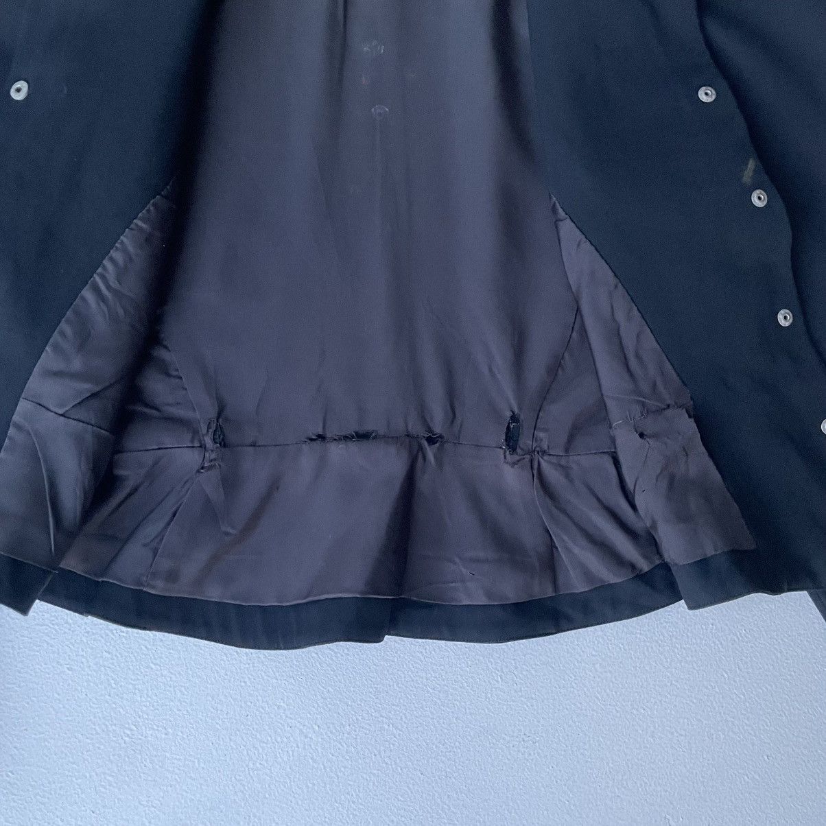 Thierry Mugler 80s THIERRY MUGLER Structured Snap-Button Hourglass Jacket Size S / US 4 / IT 40 - 7 Thumbnail