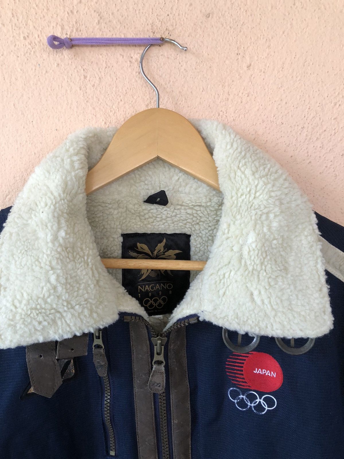 Japanese Brand × USA Olympics × Vintage Vintage Japan OLYMPIC NAGANO Sherpa Jacket Size US M / EU 48-50 / 2 - 4 Thumbnail