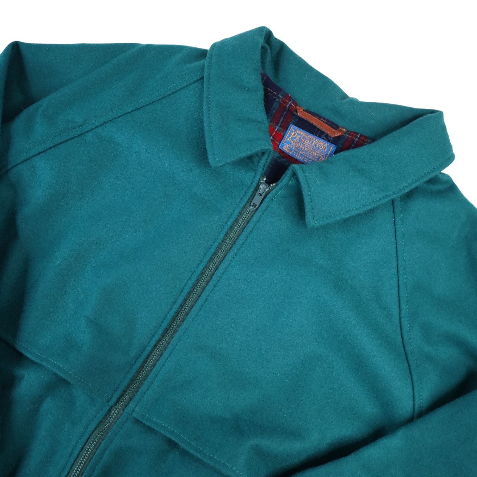 Pendleton × Vintage Vintage Pendleton Heavy Wool Bomber Jacket Size US XL / EU 56 / 4 - 2 Thumbnail