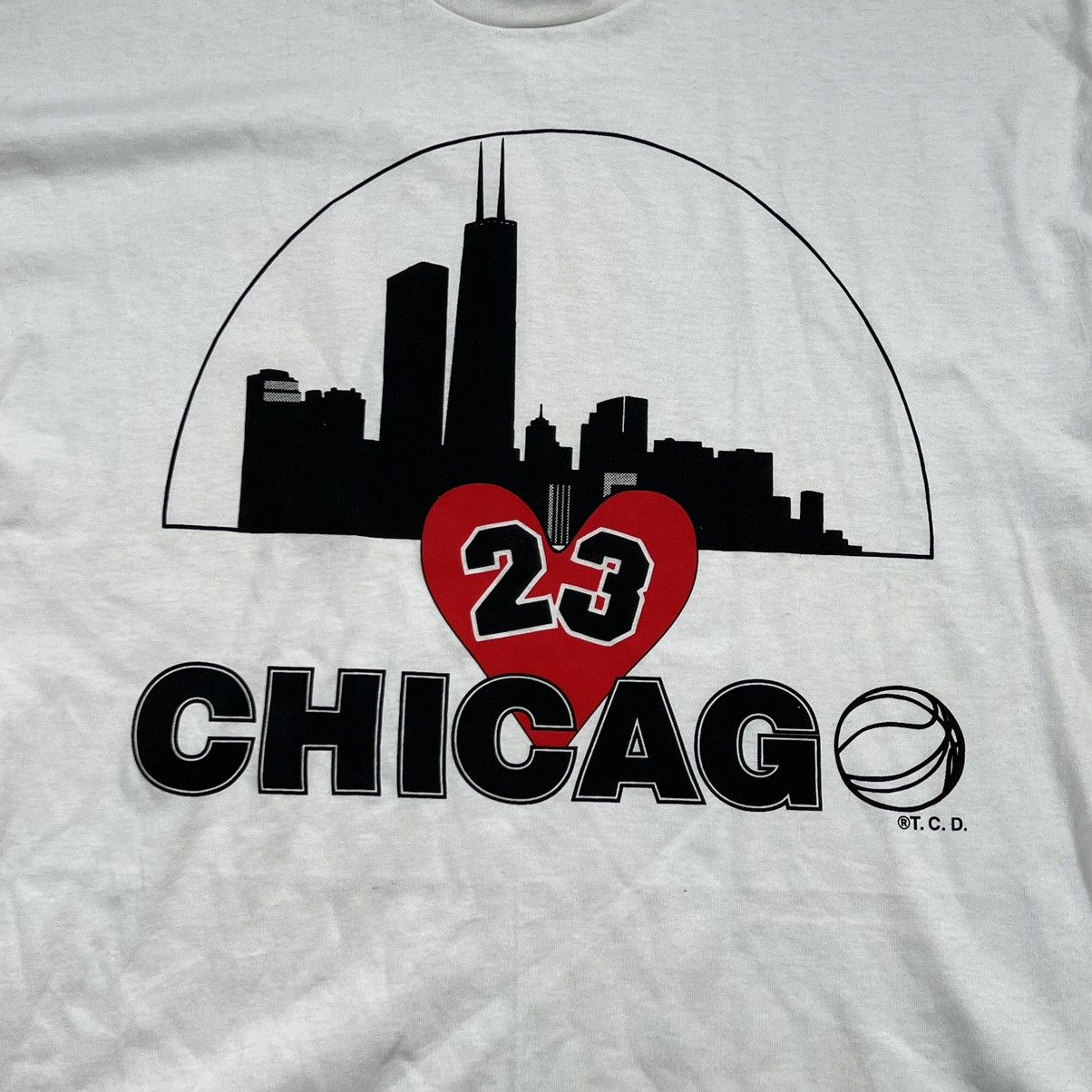 Vintage Vintage Chicago 23 Tshirt Size 2XL Size US XXL / EU 58 / 5 - 2 Thumbnail
