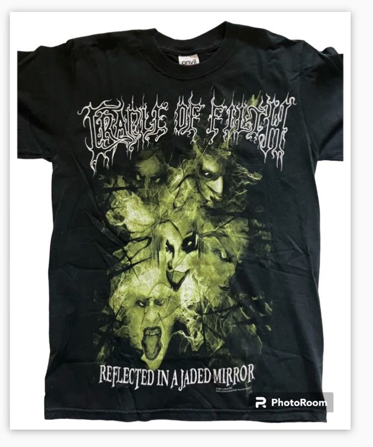 image of Anvil Vintage (2003) Cradle Of Filth Tee in Black, Men's (Size Small)