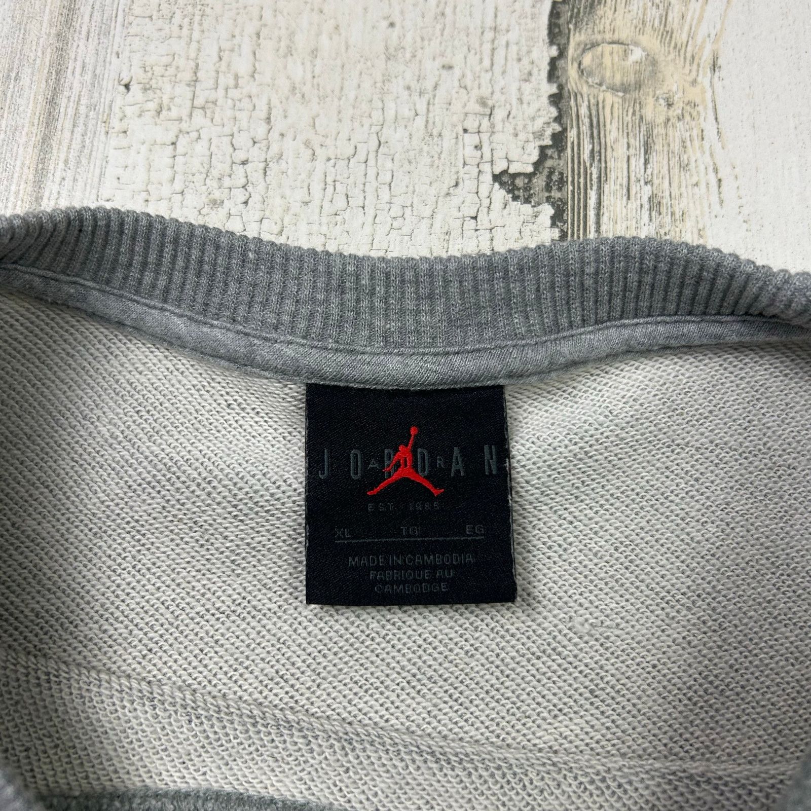 Jordan Brand × Nike Jordan Brooklyn Fleece Sweatshirt FN5776 063 Size US L / EU 52-54 / 3 - 2 Thumbnail