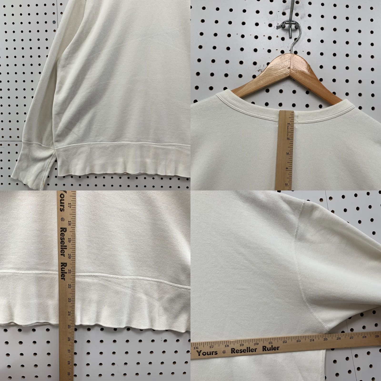 Calvin Klein VINTAGE Calvin Klein Sweatshirt White Gray Spell Out Long Sleeve Mens Medium Size US M / EU 48-50 / 2 - 9 Thumbnail
