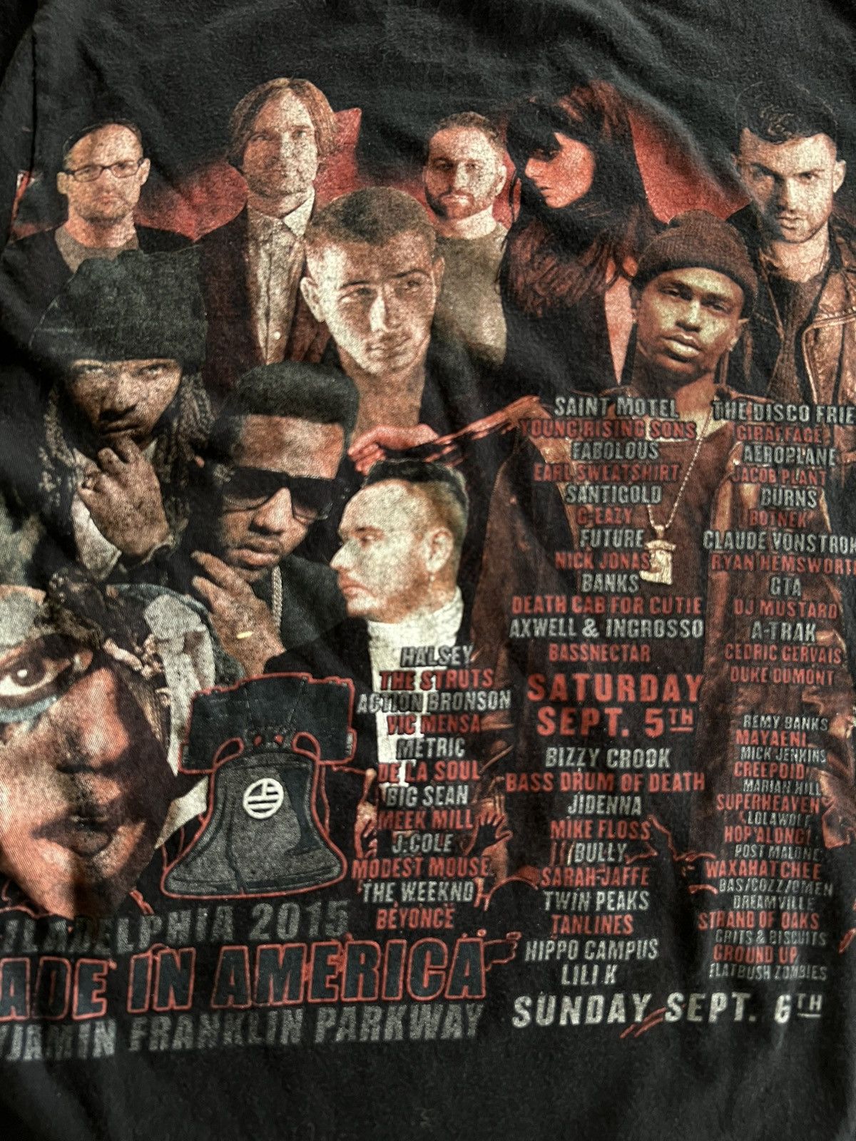 Rap Tees 2015 Made in America rap fest tee Size US L / EU 52-54 / 3 - 4 Thumbnail