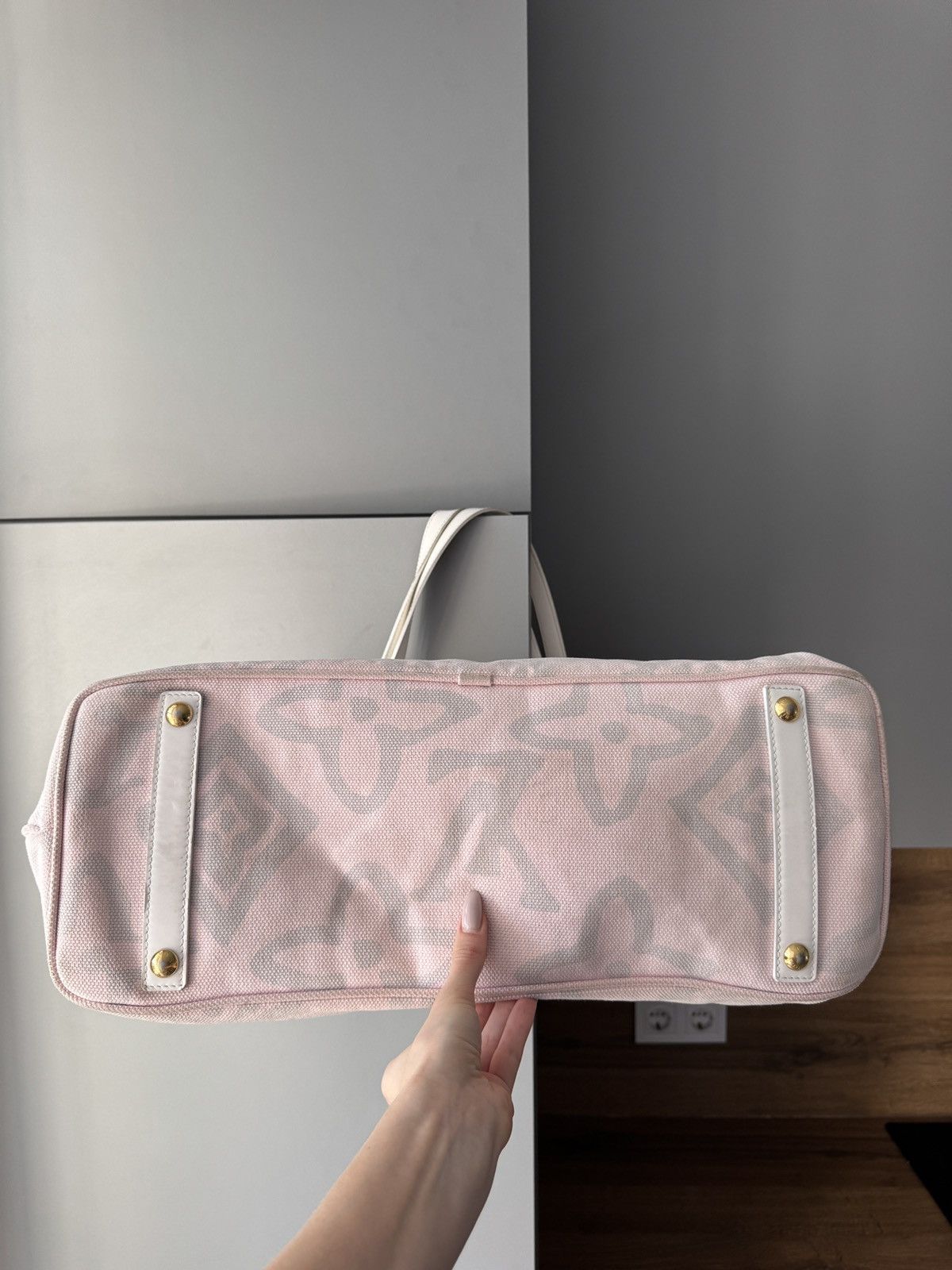 Louis Vuitton Louis Vuitton Tahitienne Cabas PM Pink Tote Bag Size ONE SIZE - 6 Thumbnail