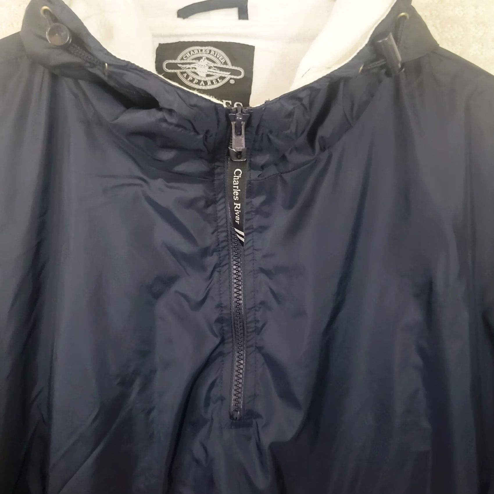 Vintage Charles River Windbreaker Hooded Jacket Men's 2XL Clemson Tigers Orange Black Logo Zipper Embroidered Mid-Length Coat Coat/Outerwear Jacket Size US XXL / EU 58 / 5 - 7 Thumbnail