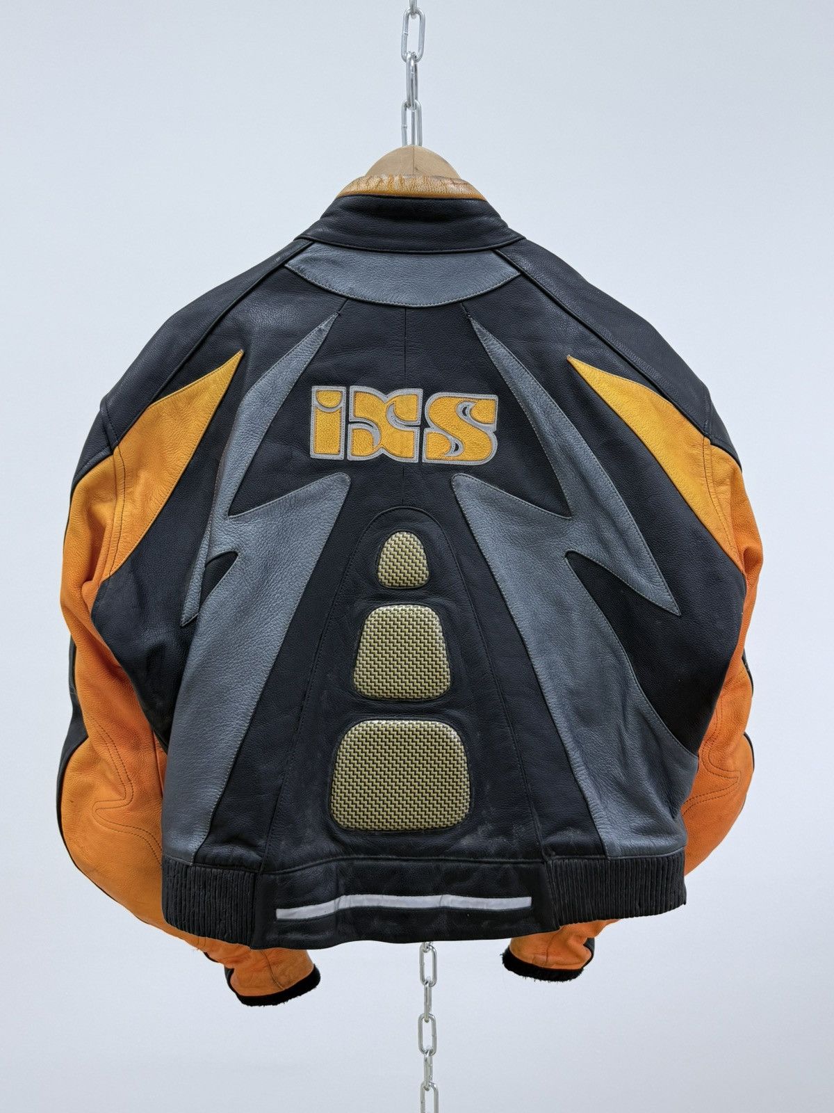 Japanese Brand Vintage IXS Moto Leather Jacket Balenciaga Style Size US L / EU 52-54 / 3 - 5 Thumbnail
