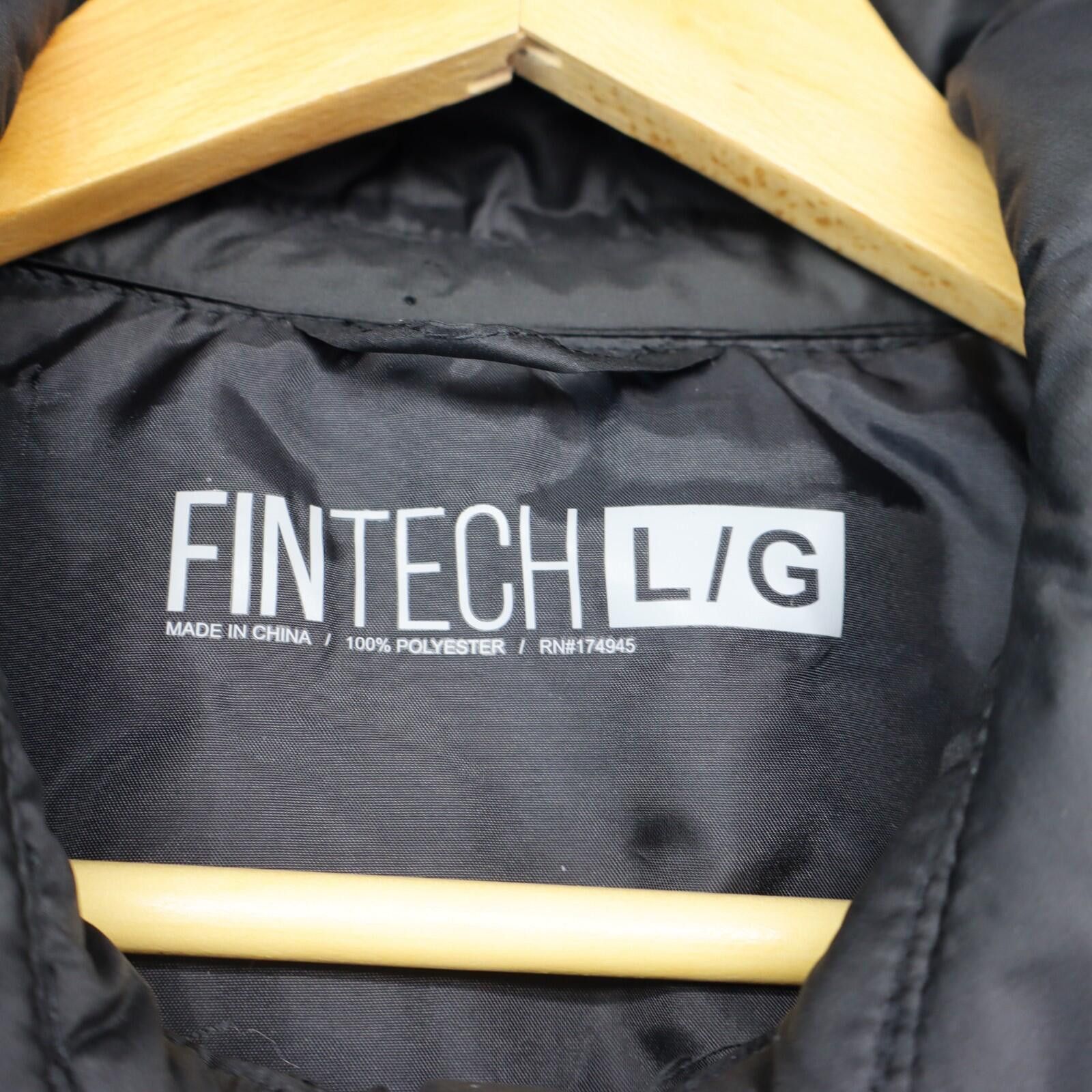 Other Fintech Quilted Jacket Men Large Zip Coat Puffer Gorpcore Size US L / EU 52-54 / 3 - 3 Thumbnail
