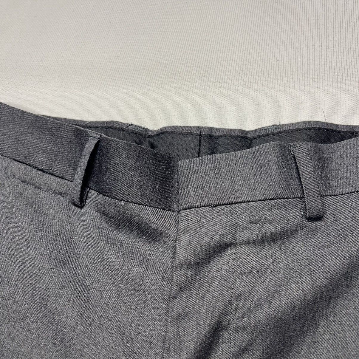 J Ferrar J. Ferrar Pants Grey Slim Fit Dress Formal Suit Bottoms Size US 30 / EU 46 - 5 Thumbnail