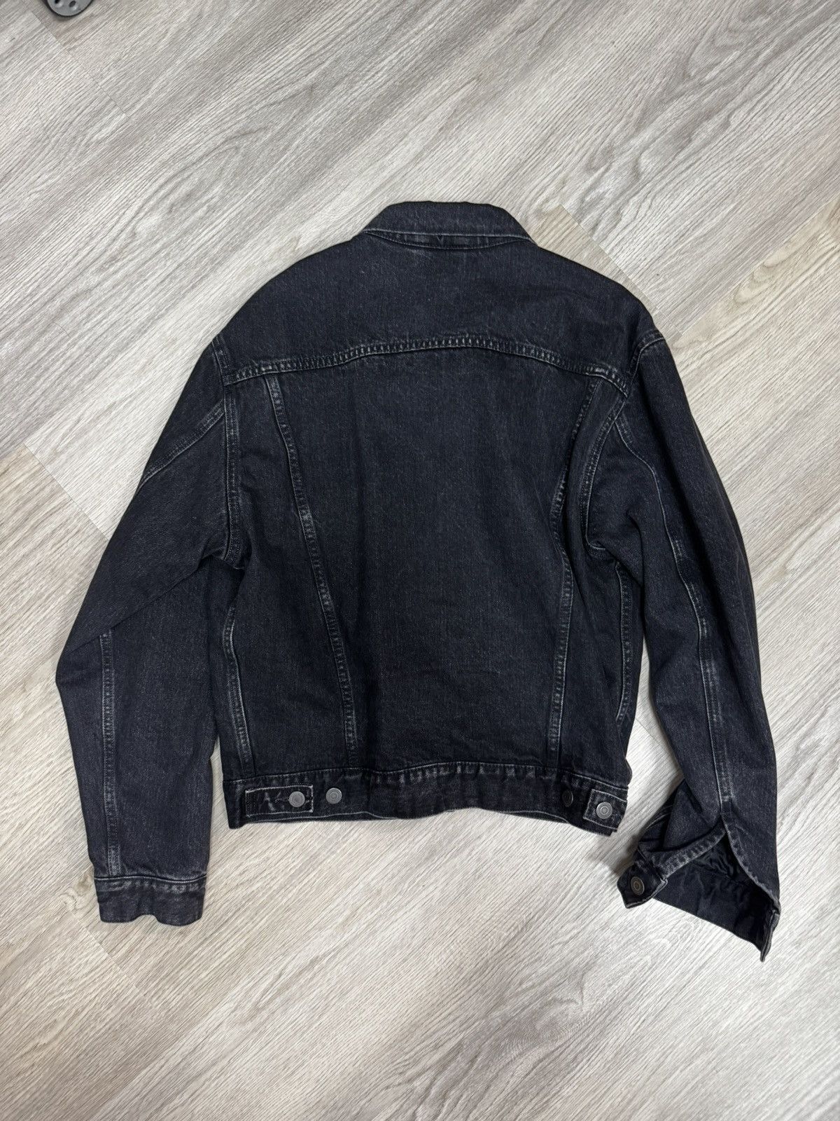 Seekings Seekings Washed Black Denim Jacket — First Season — Like New Size US M / EU 48-50 / 2 - 8 Thumbnail