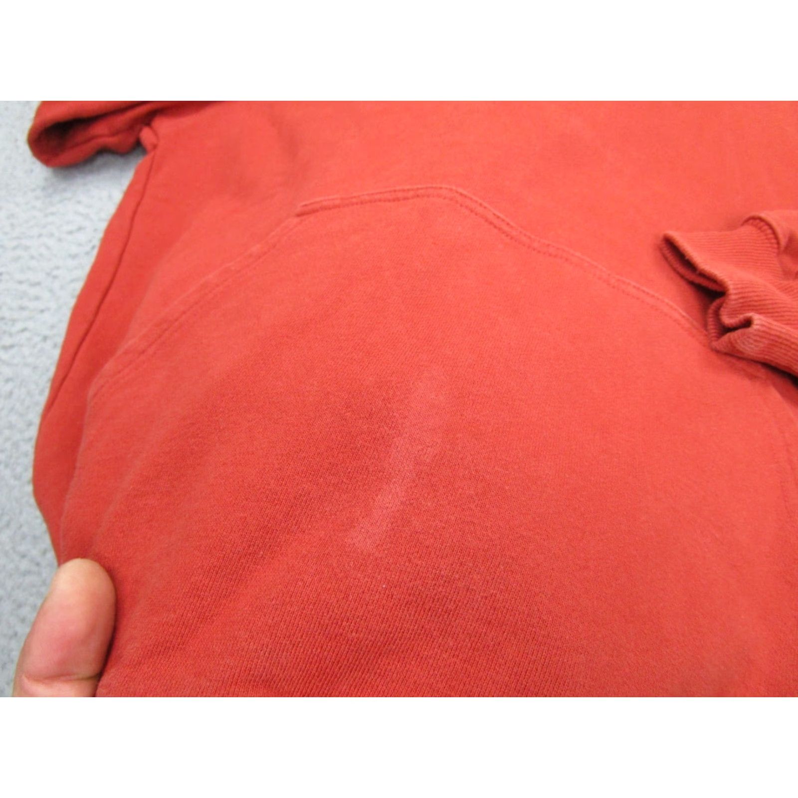 Vintage Mr. Beast Hoodie Mens Large Orange Fleece Pullover Long Sleeve Sweatshirt Size US L / EU 52-54 / 3 - 6 Thumbnail